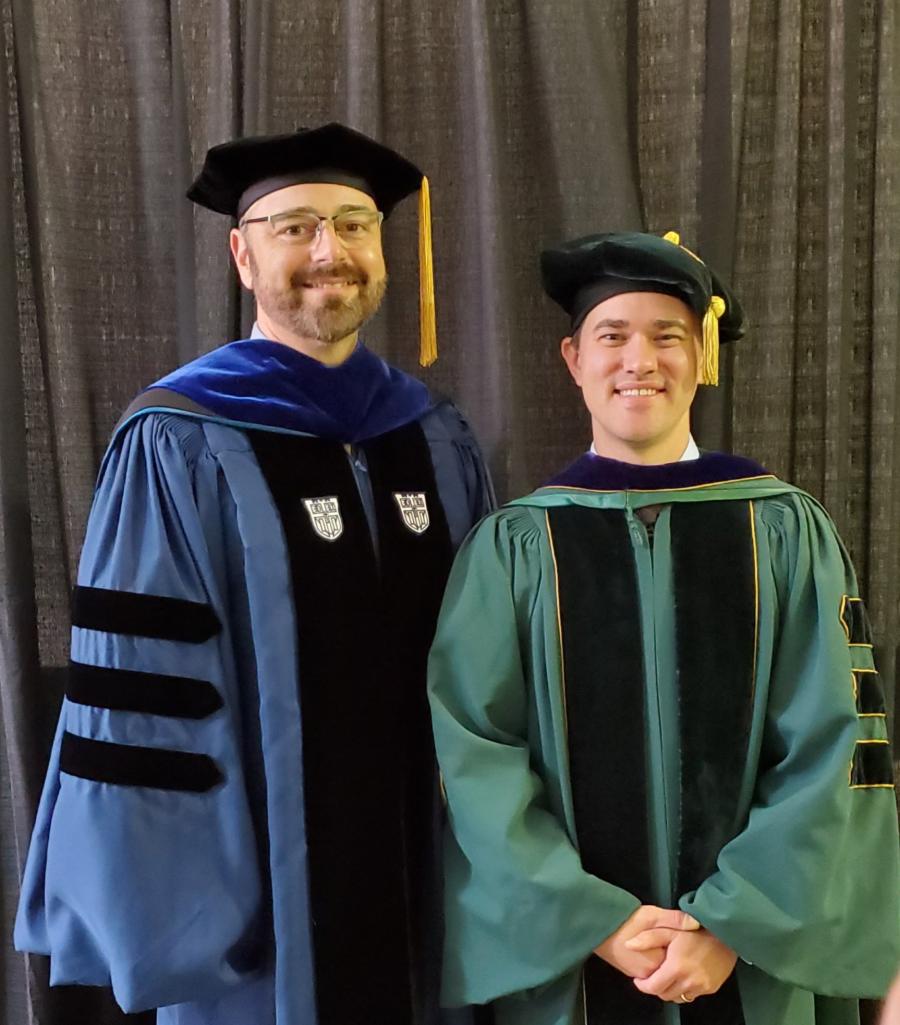 Stephen Cook graduates with PhD in Biology